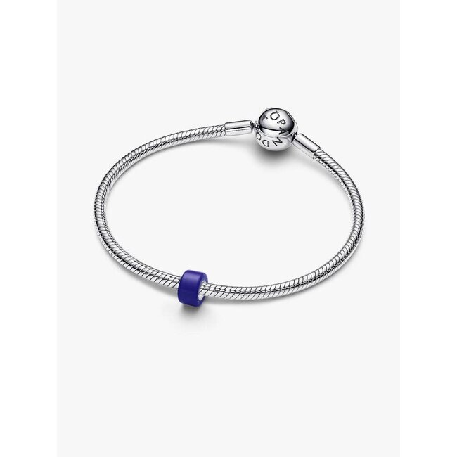 Pandora Pandora Bedel 794773C01 Zilver Mini met Blauw Murano Glas