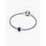 Pandora Pandora Bedel 794773C01 Zilver Mini met Blauw Murano Glas