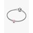 Pandora Pandora Bedel 794773C05 Zilver Mini met Roze Murano Glas