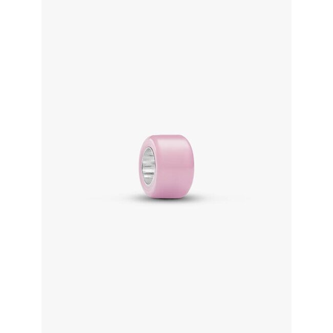 Pandora Pandora Bedel 794773C05 Zilver Mini met Roze Murano Glas