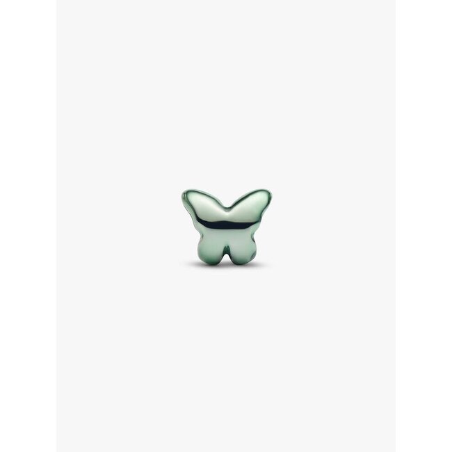 Pandora Pandora Bedel 794783C01 Zilver Mini Vlinder met Groen Enamel
