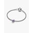 Pandora Pandora Bedel 794813C01 Zilver Mini Ster met Paars Enamel