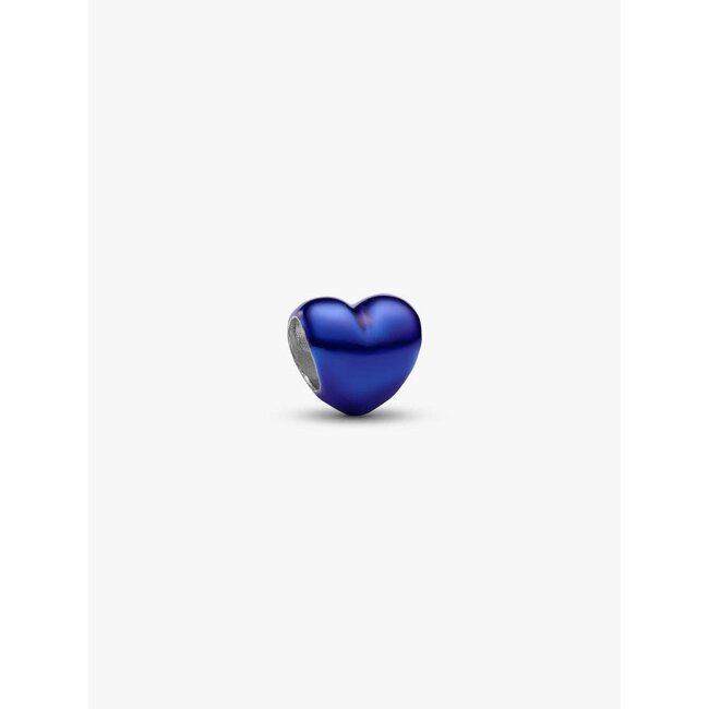 Pandora Pandora Bedel 794785C02 Zilver Mini Hart met Blauw Enamel