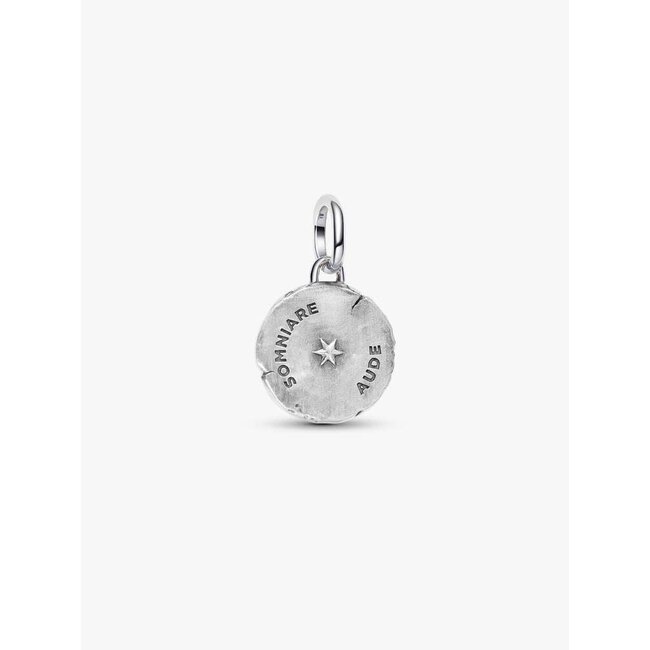 Pandora Pandora Bedel 764803C01 Zilver Medaillon met 14k Geelgouden Plating Vlinder
