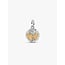 Pandora Pandora Bedel 764803C01 Zilver Medaillon met 14k Geelgouden Plating Vlinder