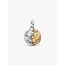 Pandora Pandora Bedel 764983C01 Zilver medaillon met 14k Geelgouden Plating Weegschaal