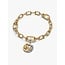 Pandora Pandora Bedel 764983C01 Zilver medaillon met 14k Geelgouden Plating Weegschaal