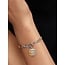 Pandora Pandora Bedel 764983C01 Zilver medaillon met 14k Geelgouden Plating Weegschaal