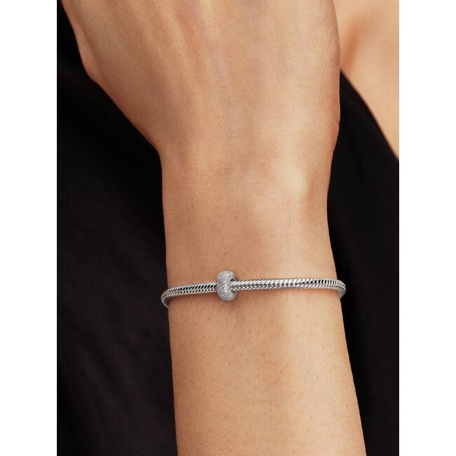 Pandora Pandora Bedel 794771C00 Zilver Mini Clip Gediamanteerd