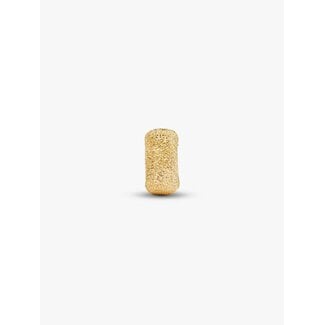 Pandora Pandora Bedel 764771C00 Zilver met 14k Geelgouden Plating Mini Clip Gediamanteerd