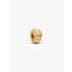 Pandora Pandora Bedel 764771C00 Zilver met 14k Geelgouden Plating Mini Clip Gediamanteerd