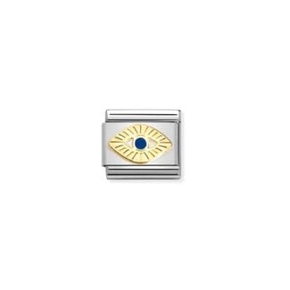 Nomination Nomination Schakel 030285-65 Composable Classic Staal met 18k Geelgoud God Eye