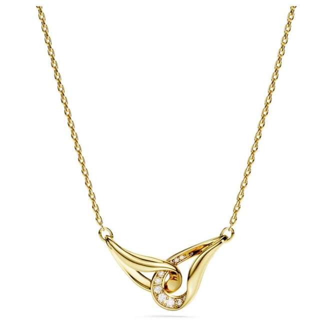 Swarovski Swarovski Collier 5745560 Classica Zilver met 18k Geelgouden Plating met Zirkonia 38-43cm