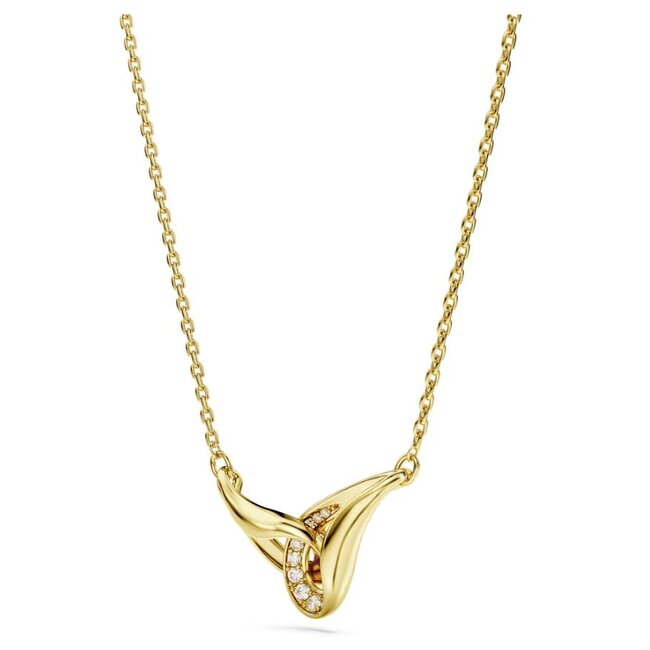 Swarovski Swarovski Collier 5745560 Classica Zilver met 18k Geelgouden Plating met Zirkonia 38-43cm