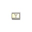 Nomination Nomination Schakel 030291-25 Composable Classic met 18k Geelgouden Glitter Letter Y