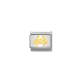 Nomination Nomination Schakel 030104-04 Composable Classic Staal met 18k Geelgouden Krab