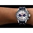 TW Steel TW Steel Horloge VS136 X Evel Knievel Staal Quartz Chronograaf 100m Waterdicht met Blauwe Leren Horlogeband 44mm