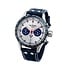 TW Steel TW Steel Horloge VS136 X Evel Knievel Staal Quartz Chronograaf 100m Waterdicht met Blauwe Leren Horlogeband 44mm