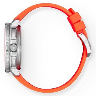 Citizen Citizen Horloge JV3000-13E Promaster Staal Analoog Digitaal Eco-drive 200m Waterdicht met Oranje Horlogeband 43mm