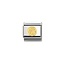 Nomination Nomination Schakel 030148-05 Composable Classic Staal met 18k Geelgoud Peace No War
