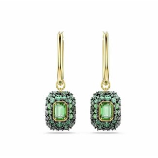 Swarovski Swarovski Oorbellen 5752890 Sublima Goudkeurig met Groene Kristal