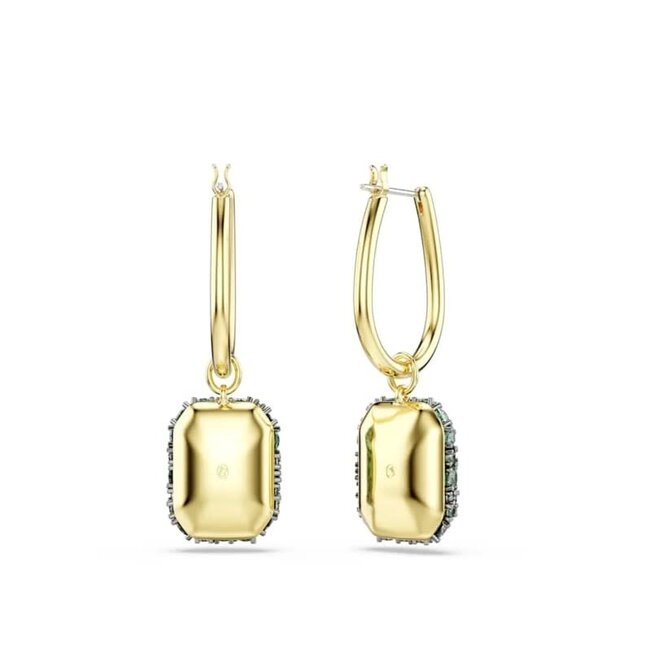 Swarovski Swarovski Oorbellen 5752890 Sublima Goudkeurig met Groene Kristal