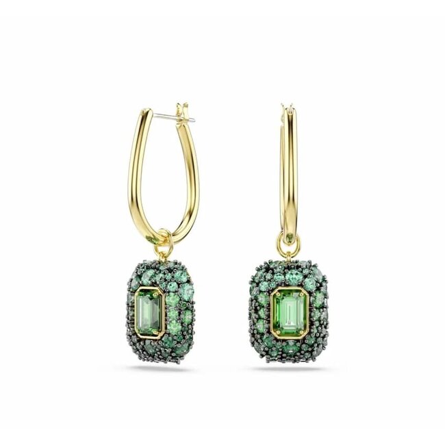 Swarovski Swarovski Oorbellen 5752890 Sublima Goudkeurig met Groene Kristal