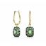 Swarovski Swarovski Oorbellen 5752890 Sublima Goudkeurig met Groene Kristal