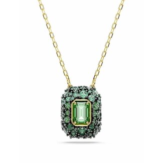Swarovski Swarovski Collier 5752884 Sublima Goudkleurig met Groene Kristal