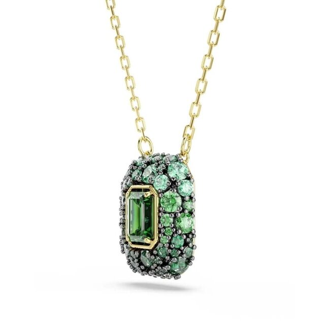 Swarovski Swarovski Collier 5752884 Sublima Goudkleurig met Groene Kristal