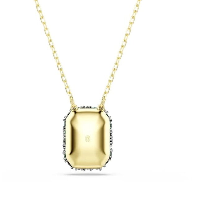 Swarovski Swarovski Collier 5752884 Sublima Goudkleurig met Groene Kristal