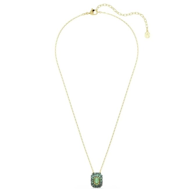 Swarovski Swarovski Collier 5752884 Sublima Goudkleurig met Groene Kristal
