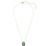 Swarovski Swarovski Collier 5752884 Sublima Goudkleurig met Groene Kristal