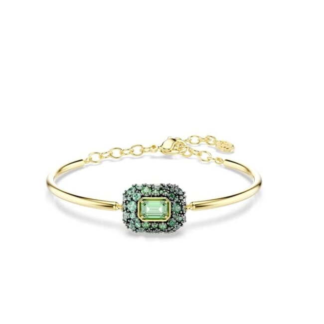 Swarovski Swarovski Armband 5758457 Sublima Goudkleurig met Groene Kristal