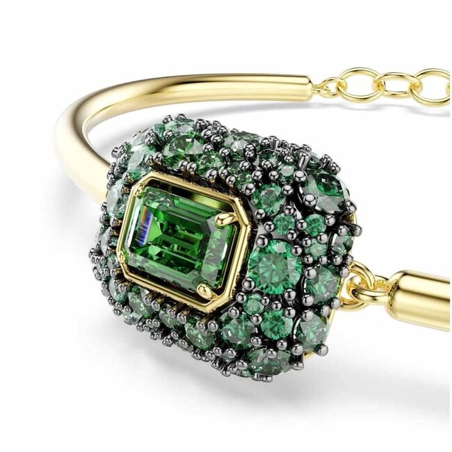 Swarovski Swarovski Armband 5758457 Sublima Goudkleurig met Groene Kristal