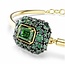 Swarovski Swarovski Armband 5758457 Sublima Goudkleurig met Groene Kristal