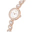 Swarovski Swarovski Horloge 5753309 Una Rosekleurig Witte Wijzerplaat met Kristallen