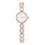 Swarovski Swarovski Horloge 5753309 Una Rosekleurig Witte Wijzerplaat met Kristallen