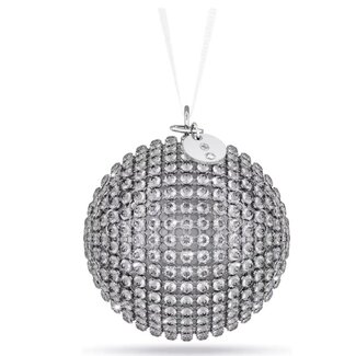 Swarovski Swarovski Kerstornament 5737045 Zilverkleurig Kertsbal met Kristallen