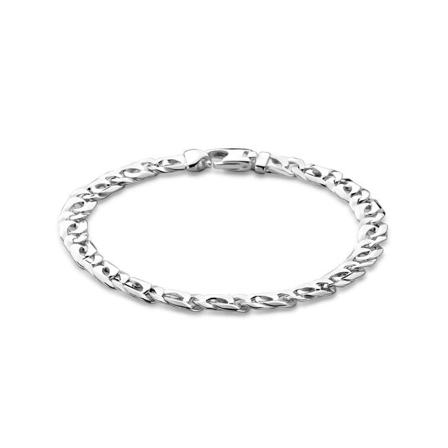 Blinckers Jewellery Huiscollectie BJ Armband 10.21888 Gourmette Zilver 6.5mm x 20cm
