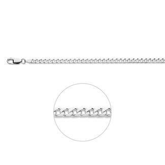Blinckers Jewellery Huiscollectie BJ Collier 10.21931 Zilver Gourmette 4mm x 55cm
