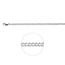 Blinckers Jewellery Huiscollectie BJ Collier 10.21931 Zilver Gourmette 4mm x 55cm