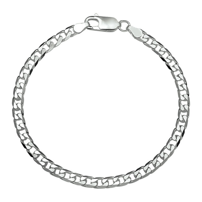 Blinckers Jewellery Huiscollectie BJ Collier 10.21931 Zilver Gourmette 4mm x 55cm