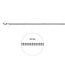Blinckers Jewellery Huiscollectie BJ Collier 65.02461 Staal Gourmette 3.4mm x 60cm