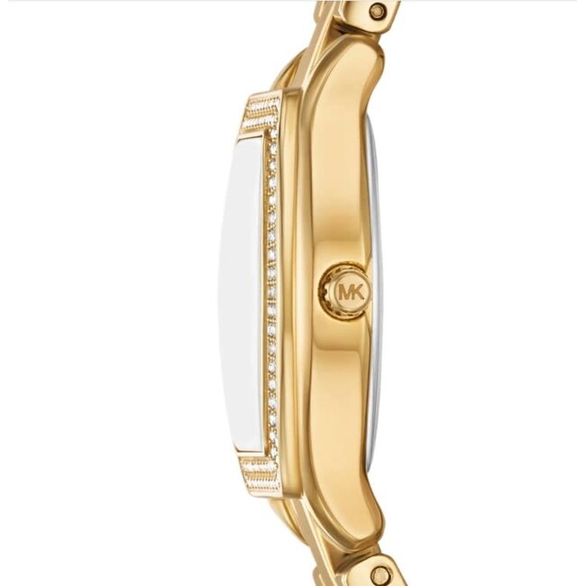 Michael Kors Michael Kors Horloge MK7618 Chelsea Staal met Geelgouden Plating Quartz met Zirkonia 25mm