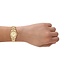 Michael Kors Michael Kors Horloge MK7659SET Lexington Staal met Geelgouden Plating Quartz en Verwisselbaren Bezels 28mm