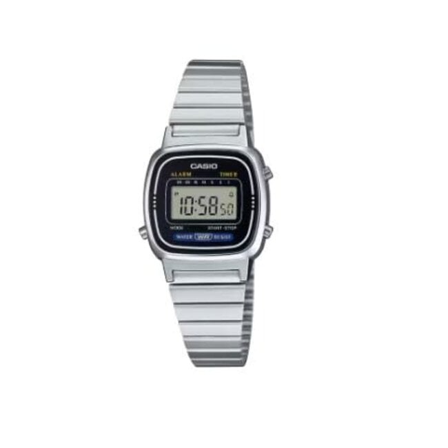 Casio G-Shock Casio Vintage Horloge LA670WEA-1EF Staal Digitaal 23mm