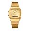 Casio Casio Vintage Horloge AQ-240EG-9AEF Staal met Geelgouden Plating Analoog Digitaal 34mm