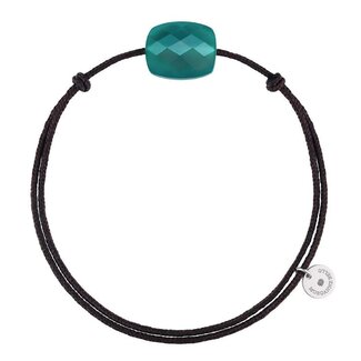 Morganne Bello Morganne Bello Armband 1015X07A185 Green Agate Cushion