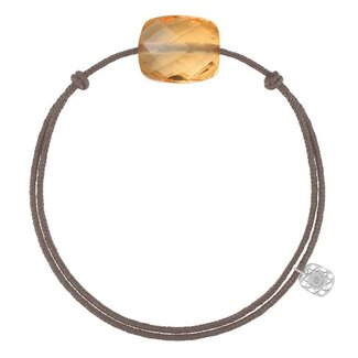 Morganne Bello Morganne Bello Armband 1015X47A133 Citrine Cushion